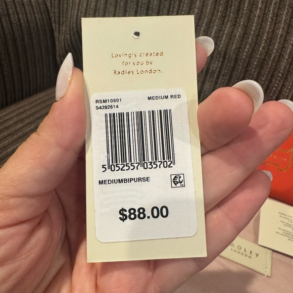 NWT Radley London Heritage Dog Outline Medium Bifold Wallet “Medium Red” - Picture 3 of 7